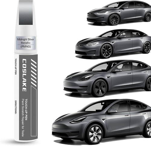 Car Touch up Paint(Midnight Silver Metallic(Pmng)) for Tesla Model Y/3/S/X, 2 in - Picture 7 of 12