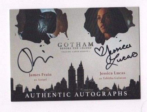 Cryptozoic Gotham Season 2 autograph card DUAL James Frain Jessica Lucas LF2 - Picture 1 of 2