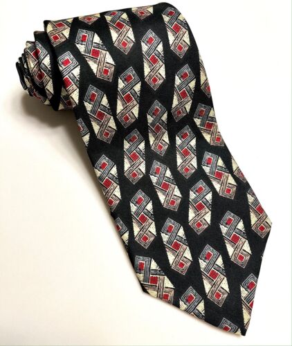 Corbata de cuello de seda para hombre Robert Talbott Studio Levys W3 5/8"" por L59"" EE. UU. T-64 - Imagen 3 de 3