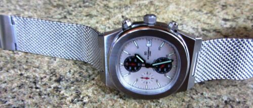Sapphire Crystal VK63 CHRONOGRAPH Mysterious Code 5Bar 316L Stainless Steel 41mm - Picture 7 of 21