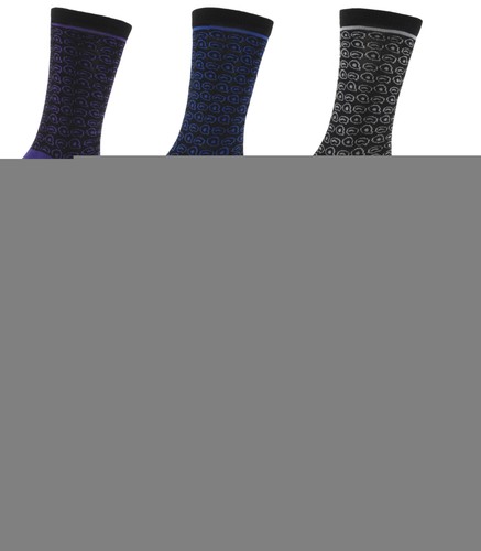 Tom Franks Mens 6 Pack Bubbles Design Cotton Rich Socks 7-11 - Picture 7 of 7