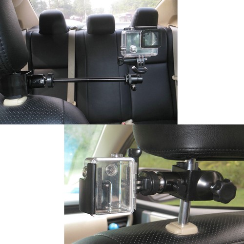 Video Camera Car Headrest Mount suitable for GoPro Camcorders & more Smartphones - Picture 6 of 8