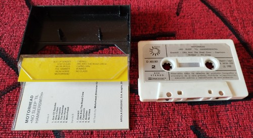 MOTORHEAD ** No Sleep 'Til Hammersmith ** 1981 SPAIN CASSETTE - Picture 2 of 3
