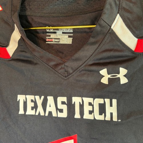 Under Armour Texas Tech Jersey Football #1 Guns Up Youth Size M - Picture 6 of 8