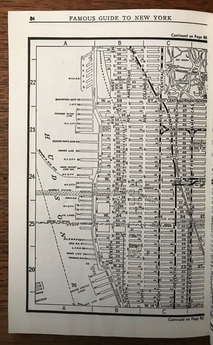 1961 Famous Guide to New York Paperback Book, Pictorial and Descriptive - Foto 8 di 10