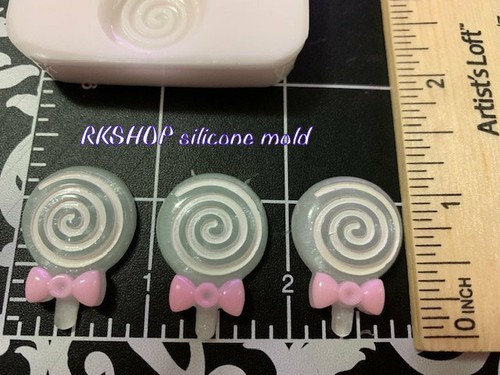 Lutscher Bonbon Silikonform für Fondant-Harz-Basteln-Polyme Ton-Handarbeit - Bild 2 von 6