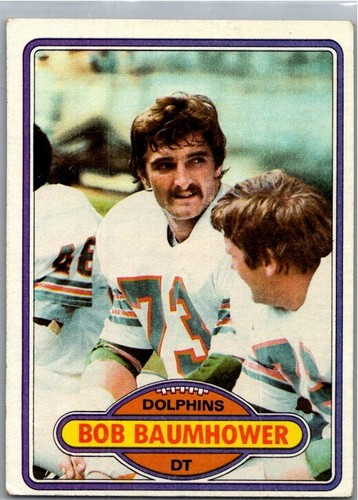 1980 Topps #341 Bob Baumhower - Picture 1 of 2