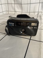 Vivitar EZ250 35mm Film Point and Shoot Camera Black, Cased, TESTED