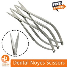 3Pcs Dental Noyes Scissors STR Ophthalmic Dissecting Micro Trimming Shears