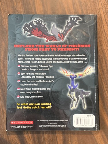 Pokemon The Official Adventure Guide Ash's Quest From Kanto to Kalos Book - Picture 2 of 2