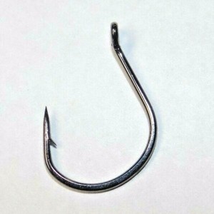 100 PACK EAGLE CLAW 90° ABERDEEN ROUND BEND JIG HOOKS-PLATINUM BLACK- -SIZE 2//0