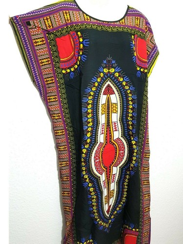 Kaftan Maxikleid Sommerkleid Strandkleid Kleid afrikanisch Style Kimonoärmel - Bild 15 von 21