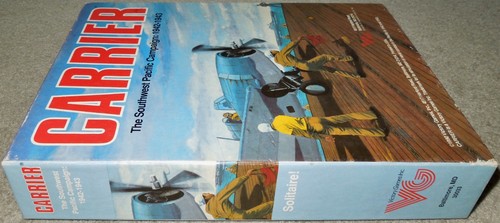 1990 Victory Games Carrier: SW Pacific Campaign, WW2 Solo Game Partially Punched - Picture 9 of 11