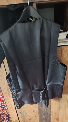 Herren Weste Schwarz Mit Verzierung Steampunk Vintage Viktorianisch cosplay - Bild 4 von 5