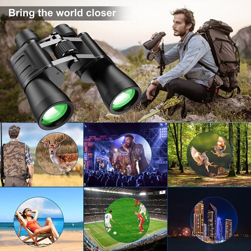 Day/Night 20x50Military Zoom Powerful Binoculars Optics Hunting Camping+CaseUK - Picture 9 of 13