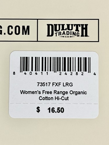 Duluth Trading Women's Free Range Underwear Hi-Cut Brief/Fox Foliage LG (14-16) - Picture 8 of 11