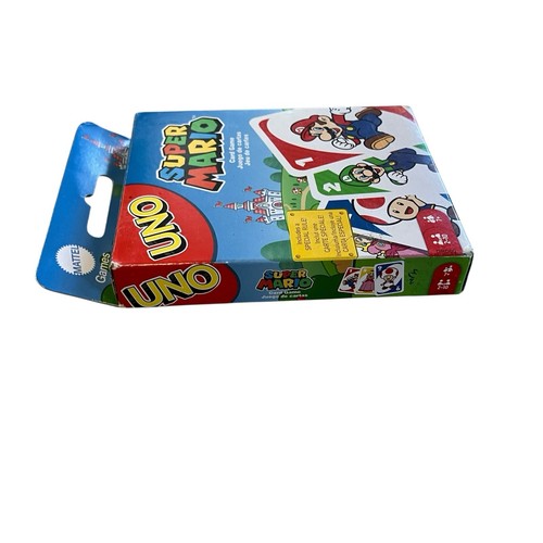 UNO: Super Mario Bros (Nintendo Card Game Ages 7 and Up) - Luigi Mattel Games - Picture 3 of 7