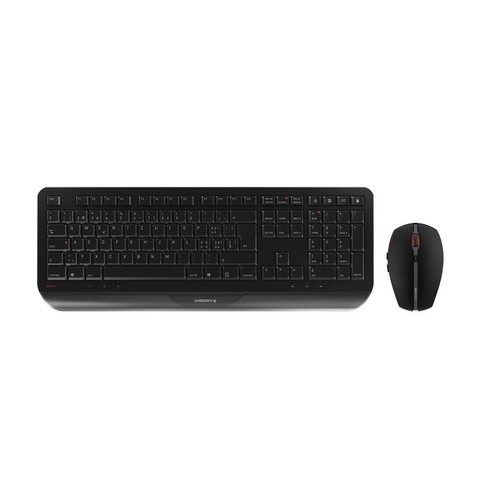 CHERRY GENTIX Desktop Wireless Tastatur und Maus schwarz - Bild 1 von 4