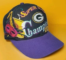Vintage Super Bowl XXXI 31 Green Bay Packers Champions Hat Logo Athletic 1997