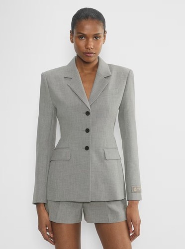 NWT Aritzia BABATON Standout Blazer - (Re)ssential Dark Grey 4