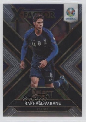 2020 Panini Select UEFA Euro Preview X-Factor Raphael Varane #X-7 0d8q