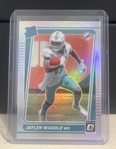 2021 Panini Donruss Optic - Rated Rookie Jaylen Waddle #208 Holo Prizm (RC)