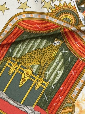 UNUSED! VTG HERMES LA MAGIE Carre 90 Silk Foulard Scarf