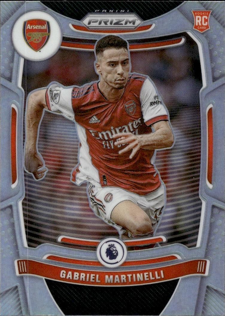 2021-22 Panini Prizm Premier League #203 Gabriel Martinelli Prizms Silver