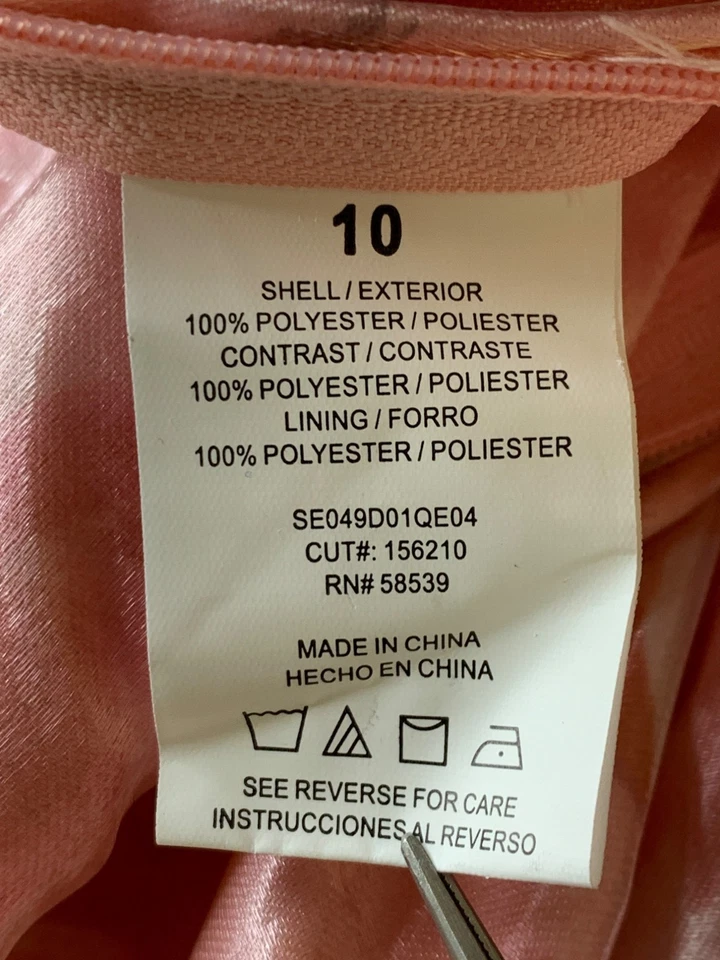 Nuevo con etiquetas Vestido Alto-Bajo Sin Hablas Niños Niñas Rosa Talla 10 Juvenil RN10512 Foto 4 de 4