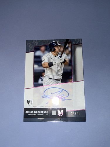 Jasson Dominguez Rookie Auto 2024 Topps Museum Collection Archival On Card /99! - Picture 3 of 4