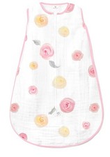 AMAZING BABY Sleep Sack Baby Newborn 0-6 Months EUC Muslin Cotton Pink