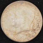 1964 AU (toned) Kennedy Half Dollar, 90% Silver, #1