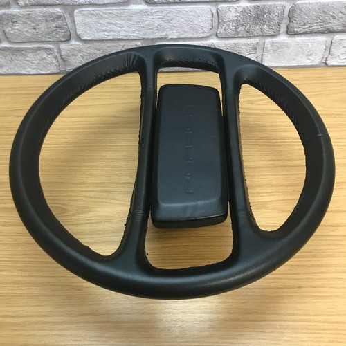 Genuine Porsche 944, 924 S OEM 4 Spoke Black Leather 365mm Steering Wheel. 6B - Picture 4 of 11