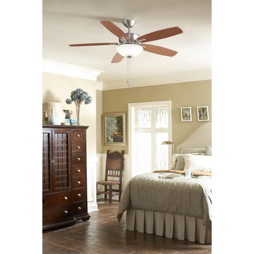 Fanimation Fans FP6285BBN Aire Deluxe Indoor Ceiling Fan Brushed Nickel - Picture 8 of 8
