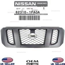 ✅Genuine✅ Front Bumper Center Upper Grille w/ Emblem Nissan NV1500 NV2500 NV3500