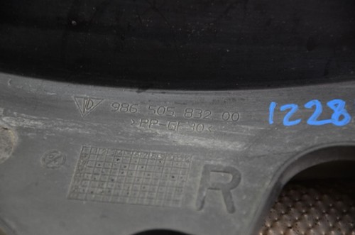 Passenger Right Rear Wheel Well Liner Fits 97-04 PORSCHE BOXSTER 98650583200 - Picture 5 of 12