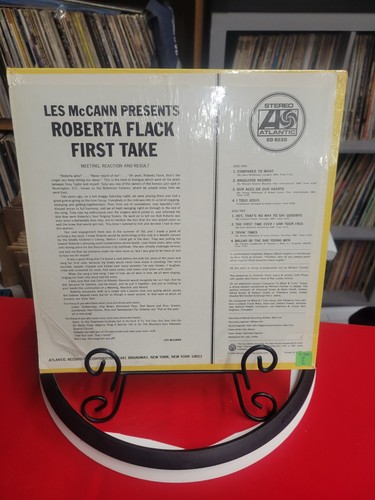 ROBERT FLACK FIRST TAKE ATLANTIC RECORDS SD 8230 ULTRASONIC CLEAN VG+ SHRINK - Picture 10 of 10