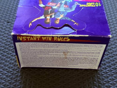 Juego profesional Bill & Ted's Excellent Adventure 1991 paquete de tarjetas coleccionables con caja lote de 22 - Imagen 5 de 17