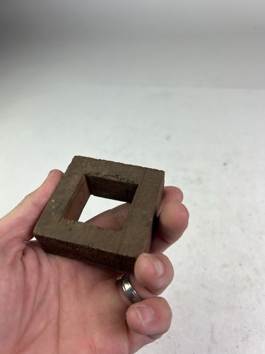 Rare Vintage Newspaper Printing Plate Block “Extra Special” Copper Wood Square - Picture 5 of 9