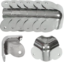 RH-1520-8-A Set of 8 2-Leg Amp/Cabinet Corners Nickel