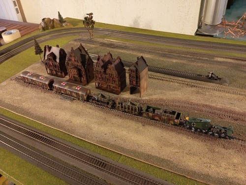 KLEINBAHN, PIKO ecc, SET MILITARE DI AMBULANZE E CARRI ARMATI, SCALA HO - Foto 21 di 22