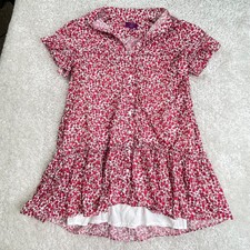 J. Crew Amelia Shirt Dress in Liberty Eliza's Red Floral Womens Small