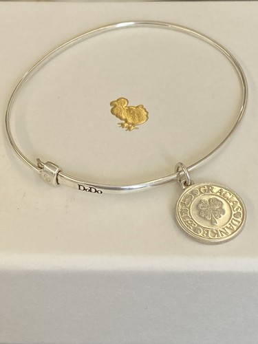 Dodo Pomellato Bracciale Rigido Ciondolo Moneta Argento Unisex Originale Nuovo - Foto 15 di 20