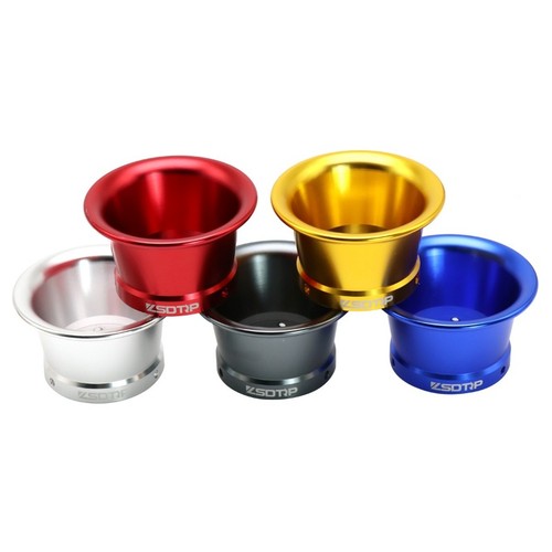 55mm red Motorcycle Air FilterVelocity Stacks Hom Cup For 32/34mm Carb - Picture 10 of 10
