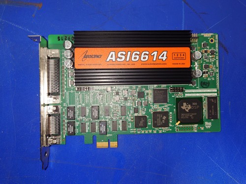 AudioScience ASI6614 Digital Audio PCIe Digital Sound Card, Tested Working - Afbeelding 4 van 6