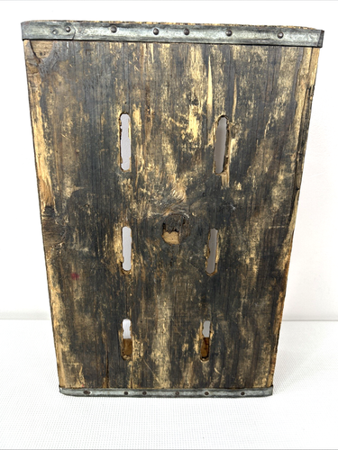Vintage Pepsi Wooden Bottle Carrier Pepsi Cola Wood Crate Pepsi Rock Island, IL - Picture 7 of 7