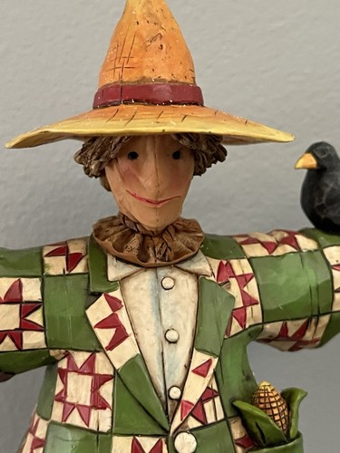 Heartwood Creek Keeping Watch Jim Shore Figurine Harvest Scarecrow 2005 - Picture 3 of 11