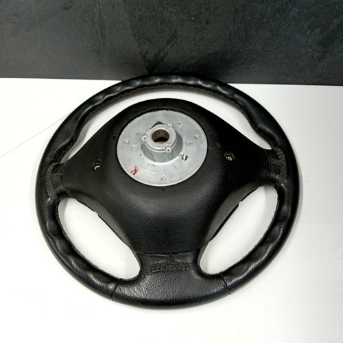 Volante BMW E36 Z3 M Sport cuero negro + centro 2229430 OEM - Imagen 6 de 17
