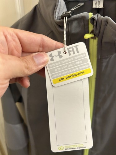 Under Armour Golf Full Zip Jacket Water Repellent Top Men's Small  (no Size) NWT - Picture 4 of 13