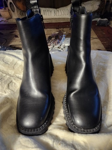 Sam & Libby Damengröße 9 Lennon-Chelsea-Boots mit Absatz Farbe schwarz  - Bild 1 von 5